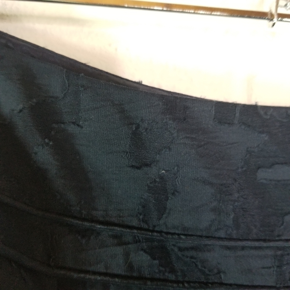 Talbots blue textured silk midi skirt new - Picture 10 of 11